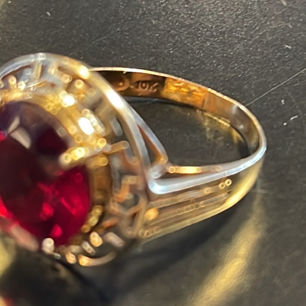 10k Ruby Ring - image 5